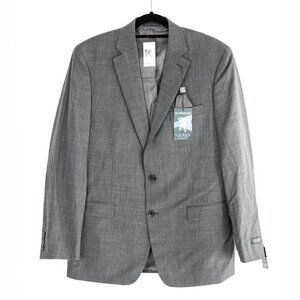 Ralph Lauren Mens UltraFlex Lattimore Classic Fit Suit Jacket Gray Size 42L New
